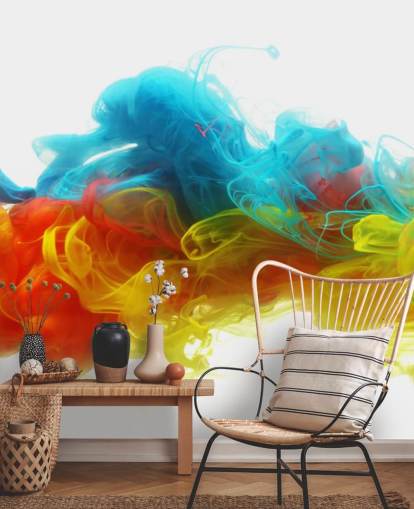 colorful liquid wallpaper mural called Clouds of Color for bedrooms and living rooms colorful liquid wallpaper mural called Clouds of Color for bedrooms and living rooms