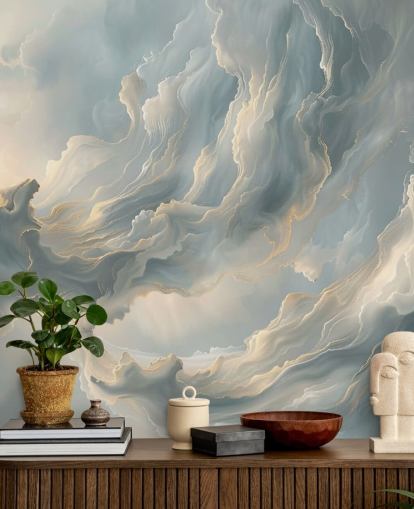 harmaa pilvi taustakuvamaalaus nimeltä Abstract Ash Grey Clouds makuuhuoneisiin ja olohuoneisiin harmaa pilvi taustakuvamaalaus nimeltä Abstract Ash Grey Clouds makuuhuoneisiin ja olohuoneisiin