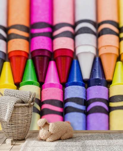 Rainbow Coloured Crayons Wallpaper Rainbow Coloured Crayons Wallpaper