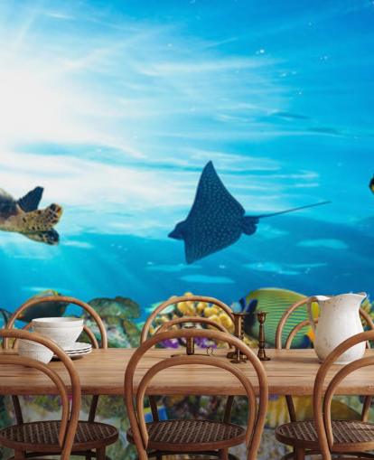 Colourful Fish and Coral Wallpaper