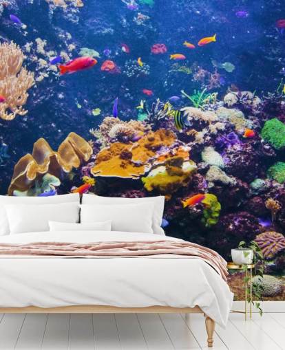 Coral Reef and Tropical Fish Wallpaper