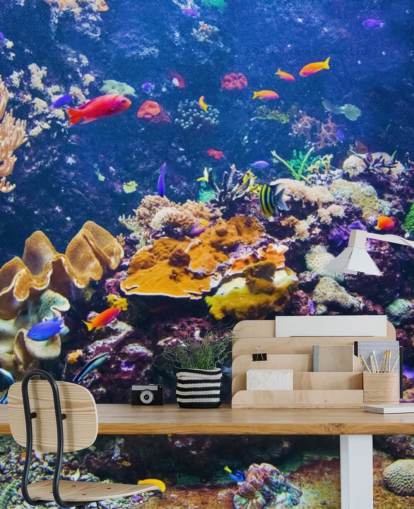 Coral Reef and Tropical Fish Wallpaper