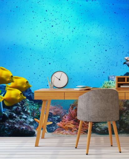 Papel de Parede Coral e Peixe