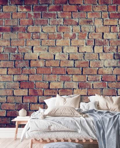 Mural de pared Efecto ladrillo con textura 3D