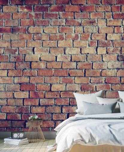 Mural de pared Efecto ladrillo con textura 3D Mural de pared Efecto ladrillo con textura 3D
