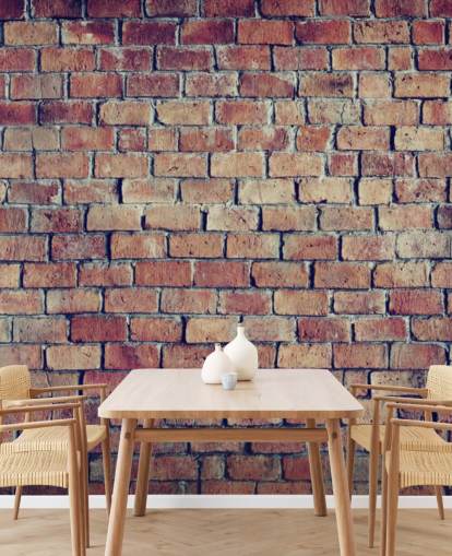 Mural de pared Efecto ladrillo con textura 3D