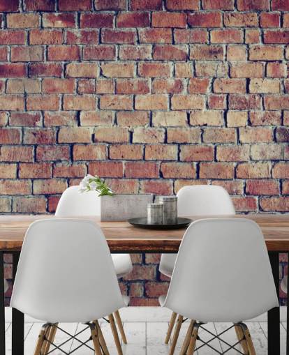 Mural de pared Efecto ladrillo con textura 3D