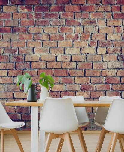 Mural de pared Efecto ladrillo con textura 3D