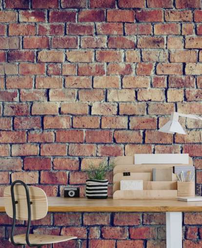Decorazione murale effetto mattoni con texture 3D
