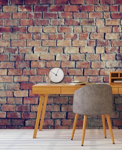3D Textured Brick Effect Wall Mural