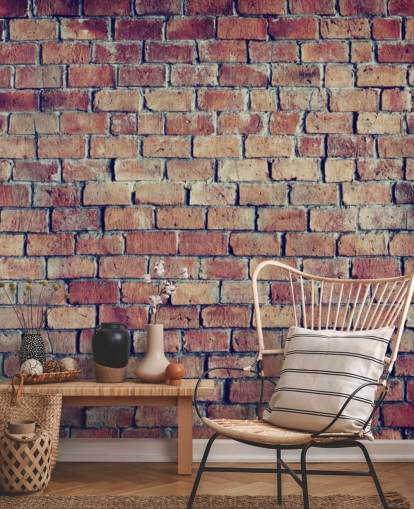 Décoration murale effet brique texturée 3D