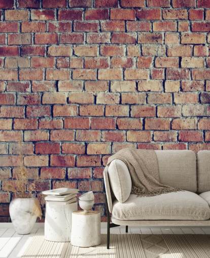3D Textured Brick Effect Wall Mural