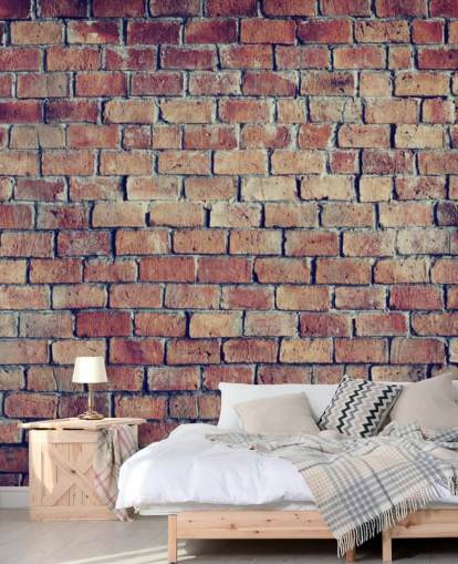 Decorazione murale effetto mattoni con texture 3D