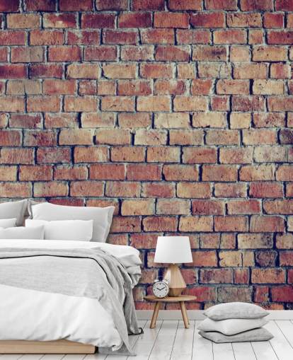 3D Textured Brick Effect Wall Mural