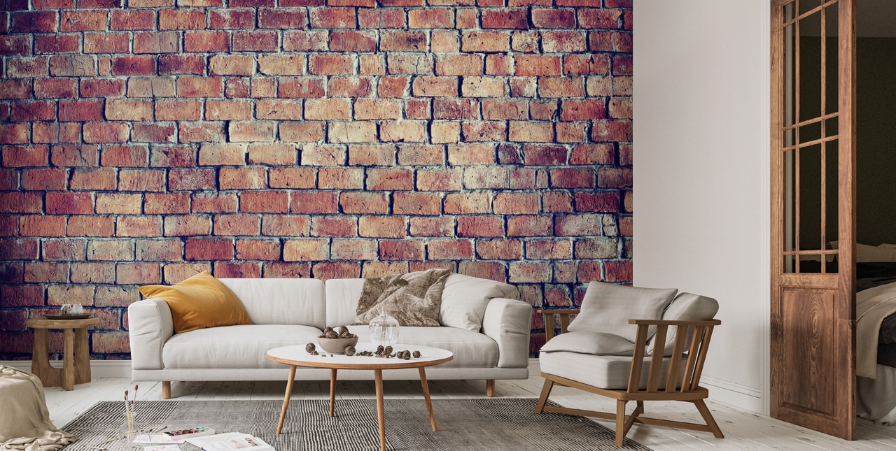 Beautiful Textured Brick Effect Wall Wallpaper | Wallsauce UK