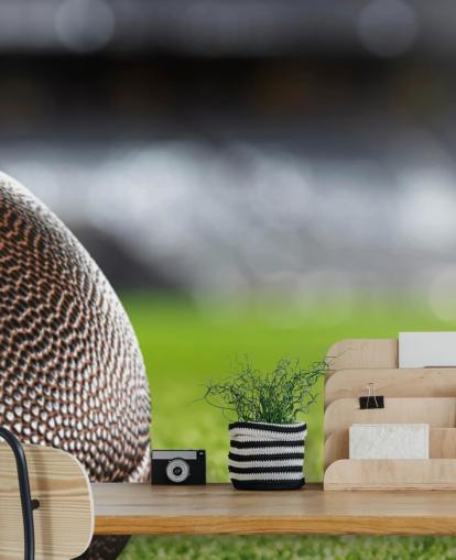 murale marrone e verde con football americano chiamato American Football Close-Up per camere da letto e scuole per adolescenti murale marrone e verde con football americano chiamato American Football Close-Up per camere da letto e scuole per adolescenti