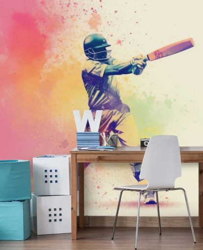 rosa cricket veggmaleri kalt Pink Paint Cricket for tenåringssoverom og bedrifter