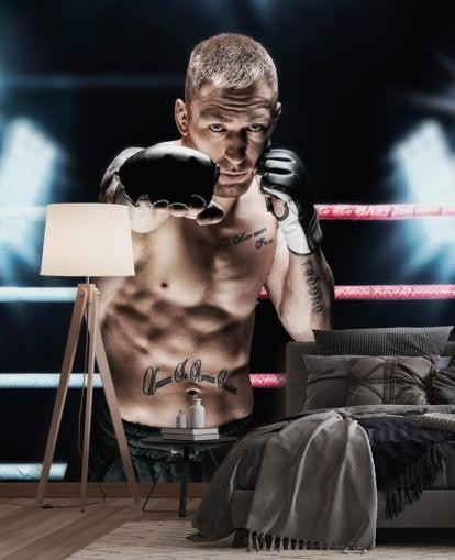 MMA veggmaleri kalt MMA Punch for treningssentre