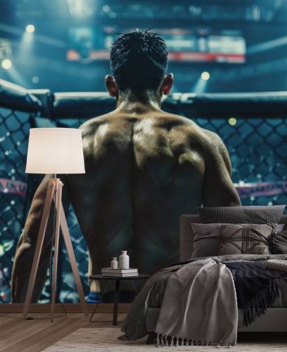 mma wallpaper mural called UFC Fighter for gyms and workout spaces