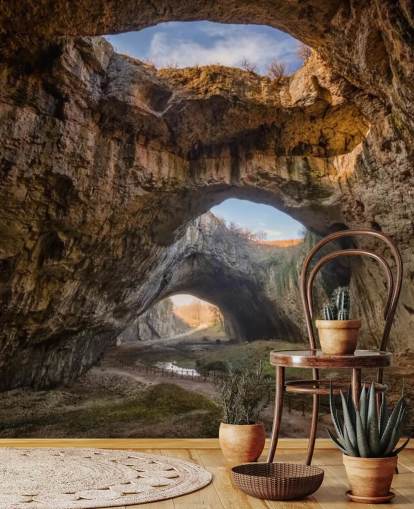 Devetaki Cave - Bulgarien Baggrund Mural