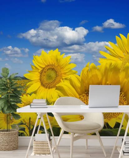 Papier peint Yellow Sunfowers Papier peint Yellow Sunfowers