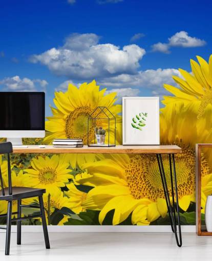 Papier peint Yellow Sunfowers