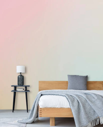 pink omber wallpaper mural called Spring Omber 