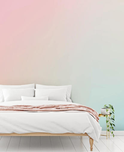 pink ombre wallpaper mural called Spring Ombre 