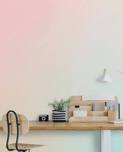 pink ombre wallpaper mural called Spring Ombre 