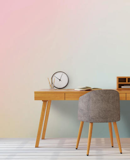 pink ombre wallpaper mural called Spring Ombre 
