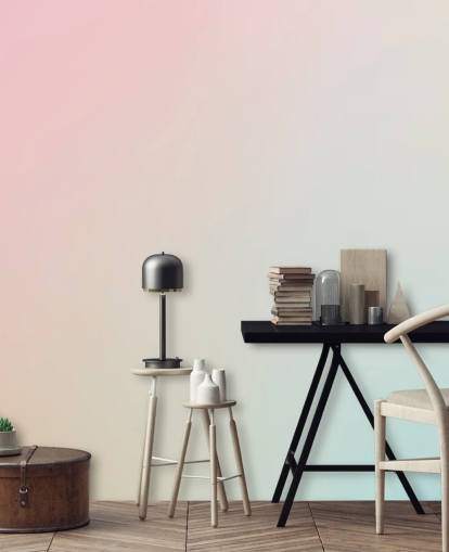 pink ombre wallpaper mural called Spring Ombre 