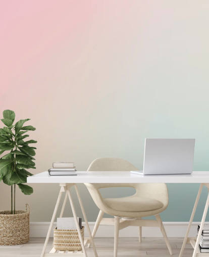 pink ombre wallpaper mural called Spring Ombre 