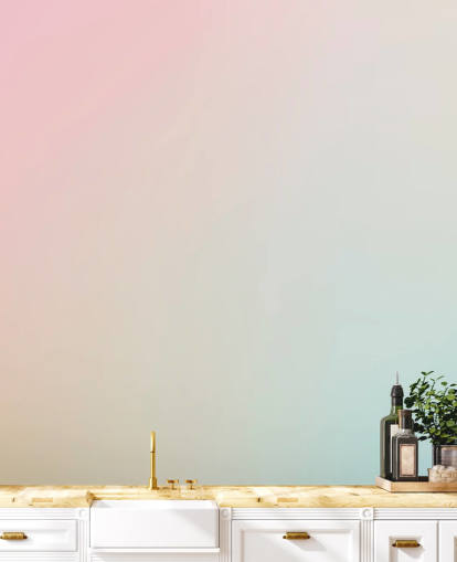 pink ombre wallpaper mural called Spring Ombre 