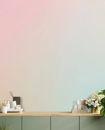 pink ombre wallpaper mural called Spring Ombre 