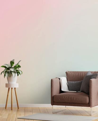 pink ombre wallpaper mural called Spring Ombre 