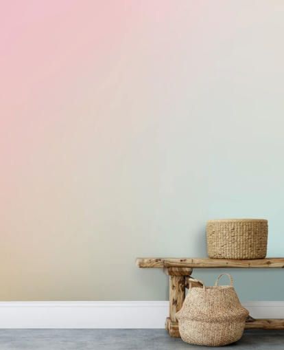pink ombre wallpaper mural called Spring Ombre 