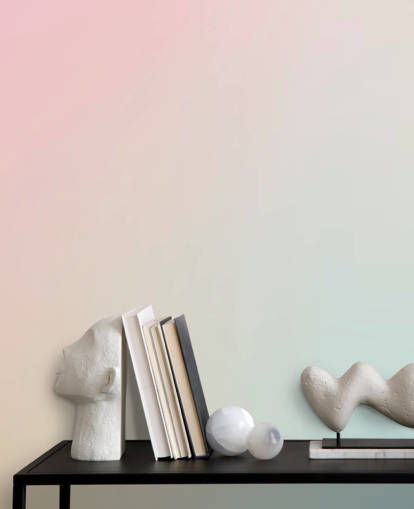 pink ombre wallpaper mural called Spring Ombre 