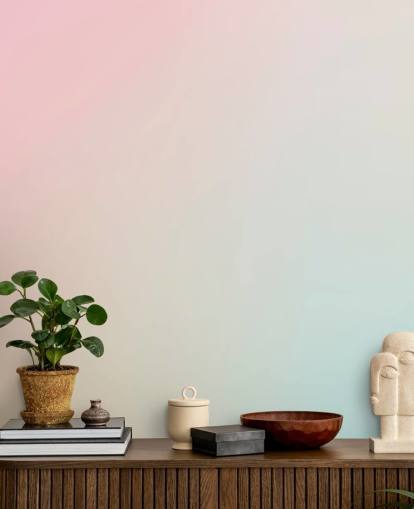 pink ombre wallpaper mural called Spring Ombre 