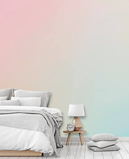pink ombre wallpaper mural called Spring Ombre 