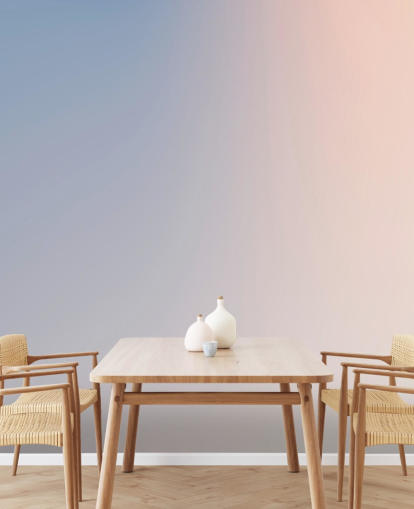 blue and pink ombre wallpaper mural called Blue and Pink Gradient for bedrooms and living rooms