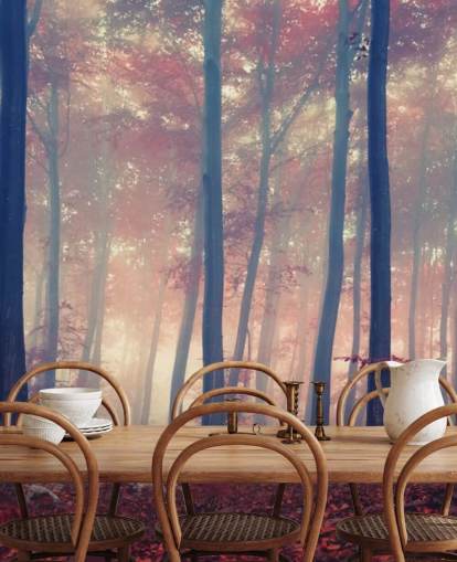 Red Leafed Forest Floor Wallpaper Red Leafed Forest Floor Wallpaper