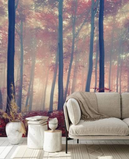 Red Leafed Forest Floor Wallpaper Red Leafed Forest Floor Wallpaper