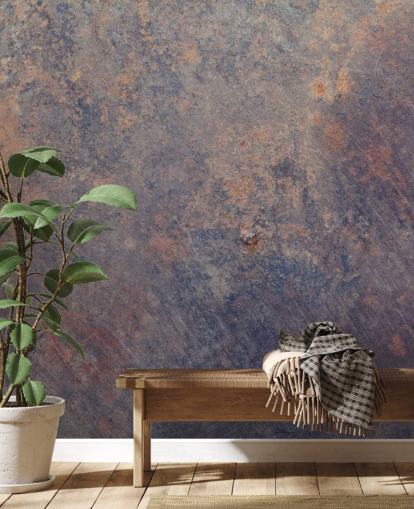 purple custom rust wallpaper mural called Purple Corrosion for kitchens purple custom rust wallpaper mural called Purple Corrosion for kitchens