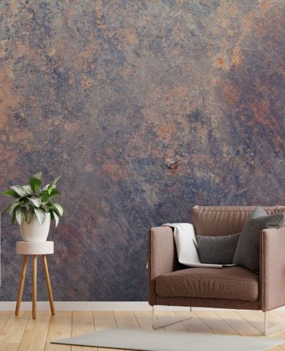 purple custom rust wallpaper mural called Purple Corrosion for kitchens purple custom rust wallpaper mural called Purple Corrosion for kitchens