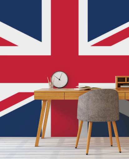 Klassisk Union Jack Flag Baggrund