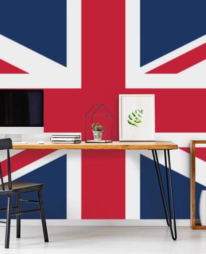 Klassiek Union Jack Flag behang