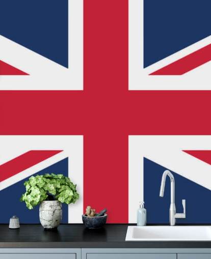 Classic Union Jack Flag Wallpaper