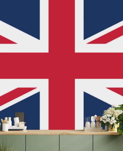 Klassisk Union Jack Flag Baggrund