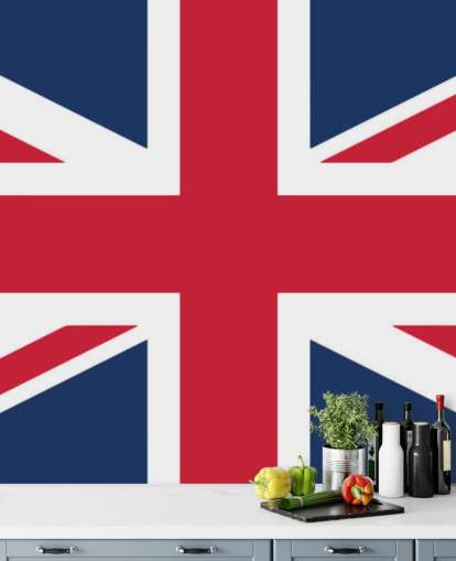 Klassische Union-Jack-Flagge Tapete