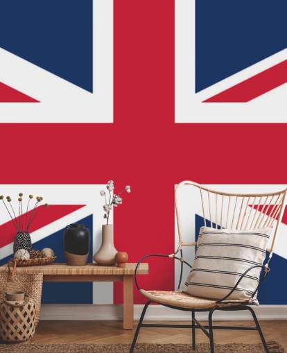 Papel de parede clássico Union Jack Flag